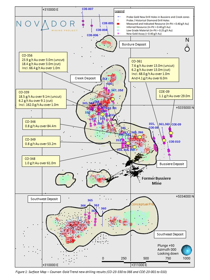 Probe Gold Discovers New Gold Zones, Grading up to 6.2 g/t Au over 13.0 ...